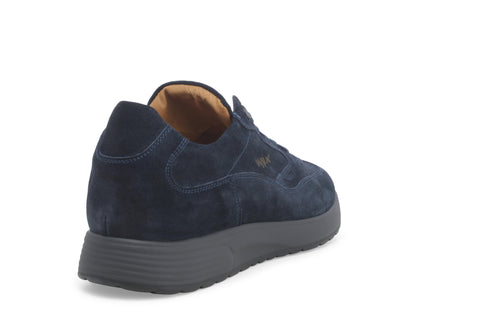 Melluso Uomo Scarpe basse Camoscio U16252D-228026 Blu